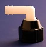 SHURflo Fitting - 3/8 Barbed x 1/2 Swivel Elbow - Carded