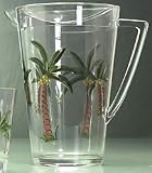 Tropix Two Tone Etched Palm Pitcher