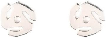 45 RPM Stud Earrings - Sterling Silver