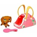 Littlest Pet Shop Pets On The Go Figure Dachshund in Suitcase