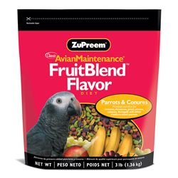 ZuPreem AvianMaintenance FruitBlend Flavor Premium Diet for Parrots and Conures by ZuPreem