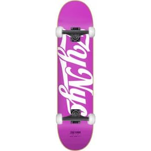 Zoo York NYC Script Complete Skateboard - 7.62 Purple w/Mini Logos