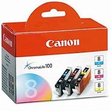 Canon CLI-8 3 Pack C/M/Y Value Pack (0621B016)