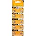 10 of AG3/LR41 Alkailine Button Cell Watch Battery