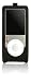 Macally Divo-N Ledertasche für iPod Nano 4G (Gürtelschlaufe und Lanyard), braun