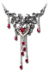 Bleeding Heart - Alchemy Gothic Pendant Necklace