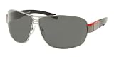Prada Sunglasses SPS50H GUNMETAL POLAR GRAY 5AV5Z1