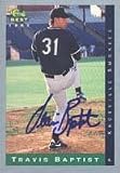 Travis Baptist, Knoxville Smokies - Blue Jays Affiliate Autographed Card