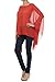 Modern Kiwi® Solid Lightweight Crepe Caftan Poncho Tunic Top