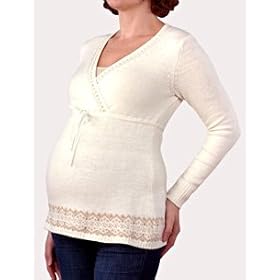 Motherhood Maternity: long sleeve faux wrap maternity sweater