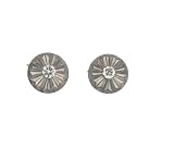 Cufflinks With Diamonds 18K White Gold