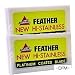 Feather Hi-Stainless Platimum Double Edge Razor Blades 20 Ct