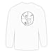 Long Sleeve T-shirt with water, Hawaii, soccer, lady, "black and white", sports, ocean, shore, diver, sea, diving, sky, dribbling, Polynesia, playing, woman, ball, sand, beach