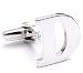Letter D Initial Cufflinks Cuff Links Silver new