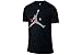 Nike Mens Jordan Air Jumpman T-Shirt Black/Infrared 23 789632-010 Size Large