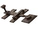 Tools & Hardware : Hand Forged Iron Lift Latch Set Black
