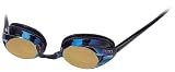  : Speedo Vanquisher Plus Mirrored Swim Goggle (Gold)