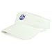 Armycrew NASA Insignia Logo Embroidered Cotton Adjustable Visor Cap - White