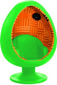 5.1 Sound Egg Chair - Bright Green/Orange