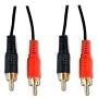 Cabling4Less 10m 2 x Phono (Left + Right) Cable