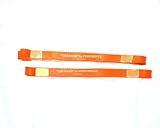 Resistance Band Training Pair of Orange Micro Exercise Bands
