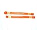 Resistance Band Training Pair of Orange Micro Exercise Bands