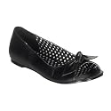DAISY-63, M/J Red/Wht Dots Flat Shoe