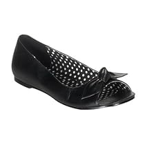 DAISY-63, M/J Red/Wht Dots Flat Shoe