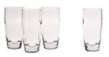 Luigi Bormioli Michelangelo 2 1/2-Ounce Hand-Blown Crystal Liquor Glasses, Set of 4
