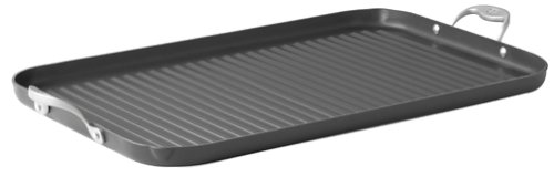 Calphalon One Infused Anodized 11-by-21-Inch Rectangular Grill Pan