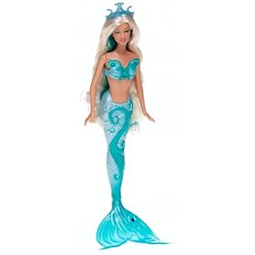 BARBIE FAIRYTOPIA MERMAIDIA MAGICAL MERMAID KAYLA RARE BLUE HTF wear