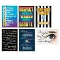 Trend TA6682 Argus large 13-3/8 x 9 poster combo pack, building character, 6/pack