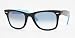 Ray Ban Sunglasses Original Wayfarer RB2140 1001/3F Black on Azure/Crystal Blue Gradient 54mm