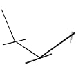 16' 2-Point Jumbo Center-Beam Stand Finish: Bronze