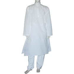 Men Cotton Clothing Embroidered Kurta Pajama Chest :44 (chgkp108)