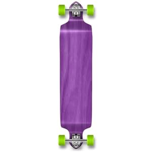 Professinal Speed Drop Down Complete Longboard Skateboard (Purple)