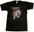 QUEEN - News Of The World - Black Jersey T-shirt