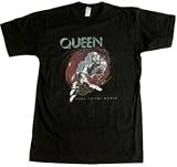 QUEEN - News Of The World - Black Jersey T-shirt