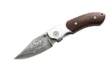 Eigenschaften Herbertz  / Herbertz Damast-Einhandmesser, Stahl 440C, 35 Lagen Damast, Cocobolo-Holz, Neusilberbacken