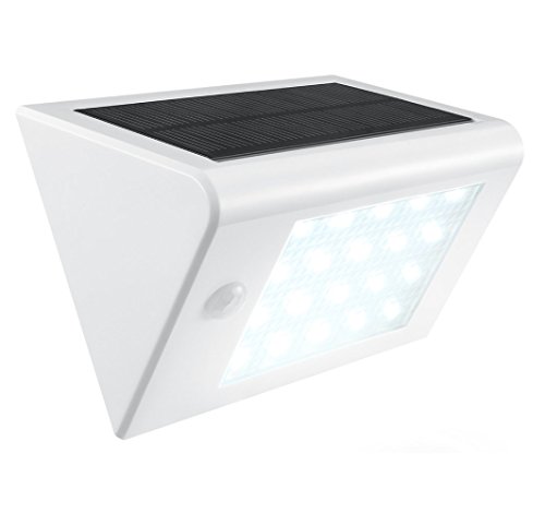 AVANTEK Solar Powered LED Wall Light with Motion Activated Sensor Weatherproof for Outdoor Stairs