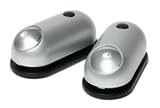 Mighty Bright Mini Tap Lights-Silver 2/Pkg
