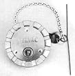 Velvac 3" Locking Fuel Caps for Freightliner, Kenworth, Volvo and International Velvac 600185-6