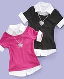 Beautees Girls Layered Necklace Tee