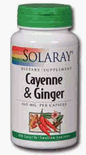 Cayenne & Ginger 100 Caps 465 Mg