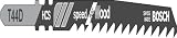 BOSCH 2608630010 Stichs&auml;geblatt 5 Stichs&auml;gebl&auml;tter T 44 D