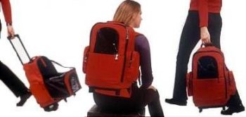 Oschino Back Pack Bag Red Small