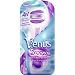 Gillette Venus Breeze 2 in 1 Razor Plus Shave Gel Bars for Women, 1 Ea