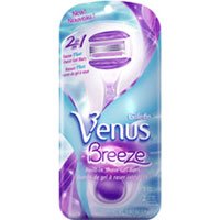 HealthPersonalCare: Gillette Venus Breeze 2 in 1 Razor Plus Shave Gel Bars for Women, 1 Ea