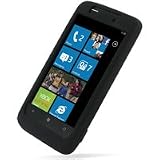 PDair Luxury Silicone Case for HTC 7 Trophy T8686 (Black)