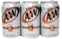 A&W Root Beer Soda Diet 4 6pks by Favorite Four